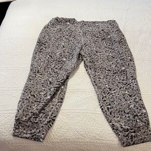 Athleta Animal Print Jogger Pants